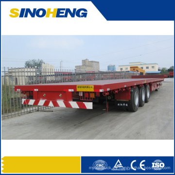 3 Axle 80 Ton extensible bajo remolque de la cama en venta